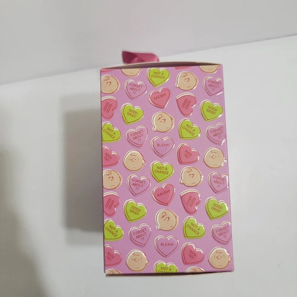 Peanuts x Celavi Hearts Makeup Puff Set 6 Pc Limited Edition Pink Heart Reusable